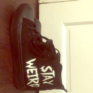 Hot Topic Stay Weird high tops